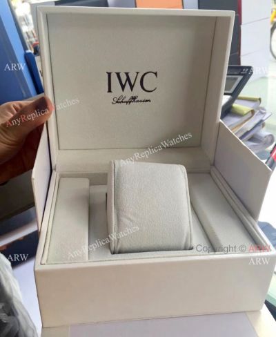 Replacement IWC Box For Sale - White Leather Watch Case